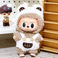 Ropa De Peluche Labubu Para Bebé 17cm Accesorios De Anime Lindo Y Moderno Traje De Hoodie Para Regalo De Navidad Unisex - details 16
