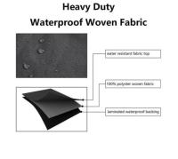 Garden Bench Cover, 2 Seater Outdoor Garden Bench Cover, Garden Furniture Protective Cover, 420D Oxford Fabric Garden Sofa Cover, Waterproof, Windproof, UV Resistant - 131x69x65/89cm - details 4