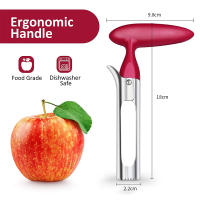 Cortador De Manzanas Y Peras De Acero Inoxidable Premium Herramienta Para Quitar La Semillas Y El Centro De Frutas Y Verduras Para Cocina - details 3
