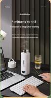 Hervidor Eléctrico Portátil De Té Y Café 110V/220V Termo Con Menú En Inglés Para Viajes Hervir Agua Y Stewable Acero Inoxidable Con Pantalla Digital Protección Anti-Dry Y Overheat - details 5