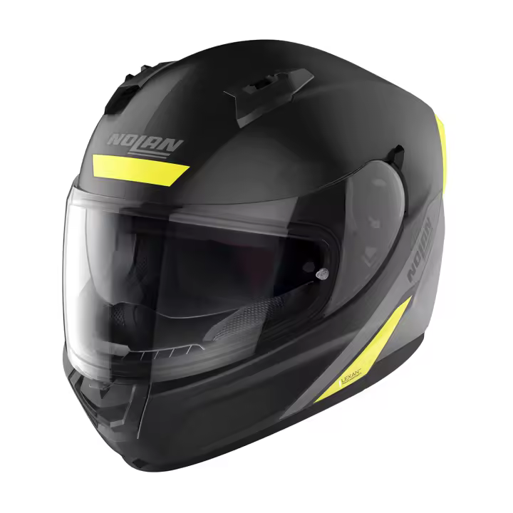 CASCO INTEGRAL DE MOTO N60 6 STAPLE NEGRO M NOLAN alv - 1