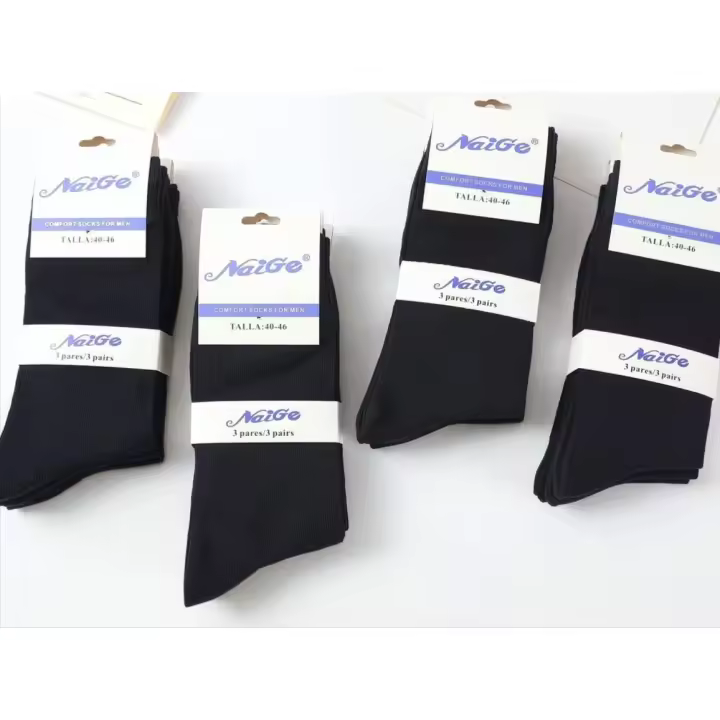 12 pares calcetines de algodón para hombre, media suaves y transpirables, para invierno - 1