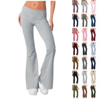 Pantalones Largos Para Mujer Leggings Elásticos De Talla Alta Estilo Athleisure Yoga Fitness Pantalones Bell Bottoms Para Verano - details 45