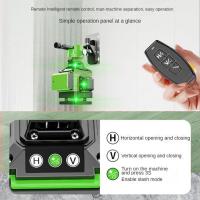 Nivel láser 4D de 16 líneas, autonivelante de línea verde 360°, niveles horizontales y verticales ﻿Nivel lazer, herramienta de nivelación de batería recargable por USB,Ip54 a prueba de polvo, impermeable, a prueba de terremotos, confiable y resistente - details 5