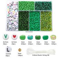 Alrededor De 3500 Piezas De Cuentas De Arroz De Vidrio Cuentas De Letras Cuentas De Cadena Para DIY Accesorios De Collar Y Pulsera Hechos a Mano Material De Plástico - details 8