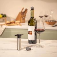 Vacu Vin Bomba de vacío Acero Inoxidable con 2 tapones, estuche - details 2