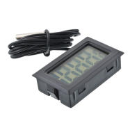Termómetro Digital LCD Mini 1M Cable Impermeable Para Acuario Medidor De Temperatura Y Humedad Sensor Para Ambiente Interiores - details 3