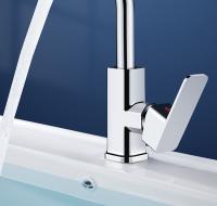 Grifo De Baño Universal Para Lavabo Agua Caliente Y Fría 2-en-1 Instalación En La Parte Superior Rotativo Para Cocina Y Hogar - details 1