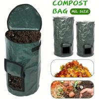 Bolsa De Compostaje Al Aire Libre Reutilizable Bolsa De Basura Para Cocina Recolección De Residuos Nutrientes Para Suelo Dos Manijas - details 4