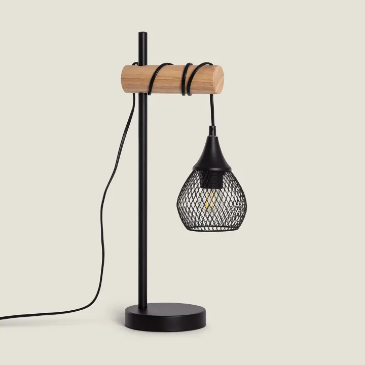 Lámpara de Mesa de Metal WiFi con Regulador Monah - 1