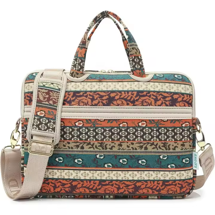 Funda impermeable para portátil de 12 y 13,3 pulgadas con estampado Bohemio Rojo - 1