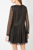 Vestido SENSE de encaje con manga larga y falda acampanada - REF: 8514 - details 4