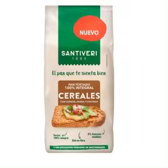 PAN TOSTADO 100% integral cereales 200 gr - 1