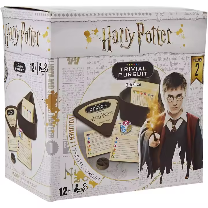 Trivial Pursuit Harry Potter  Bitesize - Juego de viaje - 600 preguntas - Versión en español - Volumen 2 - CAJA EN MAL ESTADO - PRODUCTO NUEVO - 1