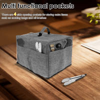 Cubierta De Polvo Para Nevera Con 4 Bolsillos Cubierta De Microondas Y Toaster Protectora Para Electrodomésticos Estilo Moderno Resistente Al Agua - details 5