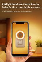 Lámpara De Pared LED Redonda Con Sensor De Atardecer a Medianoche Para Iluminación Nocturna Interior En Dormitorio Baño Cocina Escaleras Pasillo Conectividad EU/US - details 6