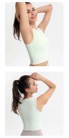 Top De Gimnasio Para Mujer Con Almohadillas Deporte Top De Fitness Push-Up Chaleco De Yoga Resistente Chaleco De Correr Con Alta Resistencia Secado Rápido - details 3