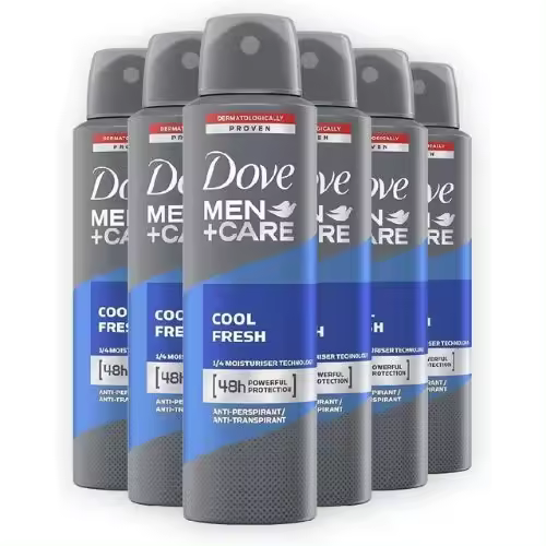 DOVE Spray Desodorante 250Ml Men + Cool Fresh - Pack AHORRO 6x250ml - 1