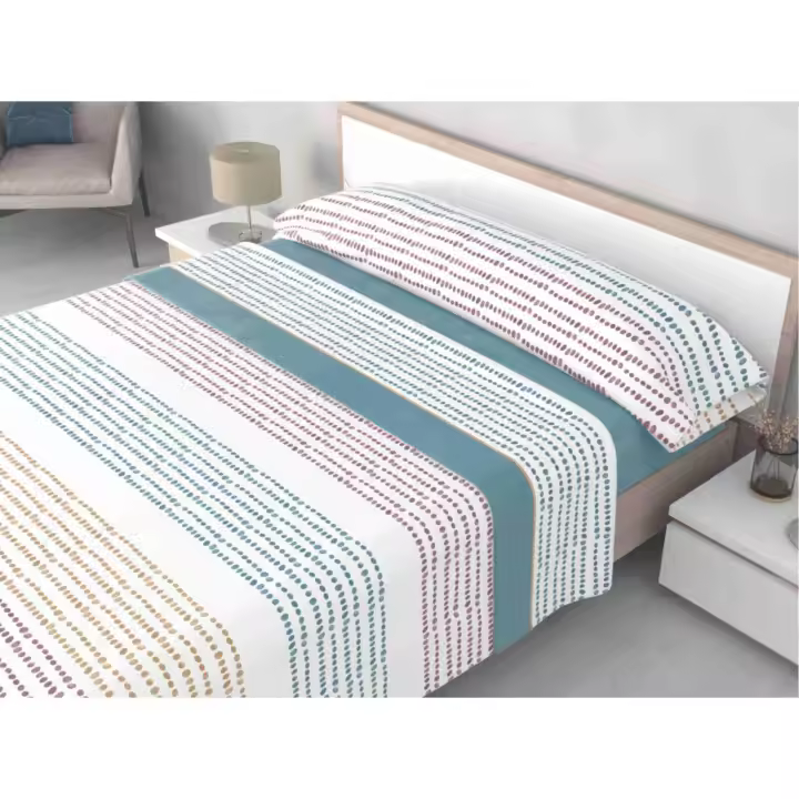 Juego de Sabanas Pirineo Borneo. Tejido Térmico. Juego de Sábanas Térmicas. Ropa de Cama de 3 Piezas 100% Poliéster. Juego de Sábanas Low Cost para Cama de 90, 105, 135 y 150 cm. Ropa de Cama Invierno Color a Escoger - 1