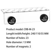 Soporte Magnético Para Coral De Acuario De Acrílico Marine Sources Para Vidrio De 15mm Con Agujeros Para Almacenamiento Y Plugs - details 6
