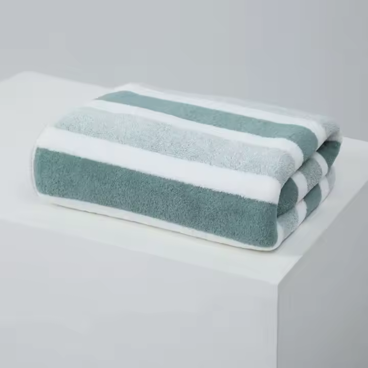 Toallas De Baño De Algodón Grueso Absorbentes Y Secado Rápido Para Hombres Y Mujeres Toallas De Casa Confortables Y Transpirables - 1