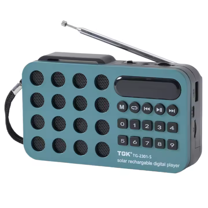 Juguete De Radiodifusión Digital Con Altavoz Bluetooth Compatible Recargable Batería Operada MP3 Player Con Altavoz Integrado - 1
