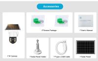 Cámara De Seguridad Solar Exterior IP 5MP HD Visión Nocturna 4G SIM WiFi Monitoreo Remoto Para El Hogar Cámara De Vigilancia De Video Wireless - details 2