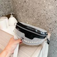 Bolso De Noche Para Mujer Con Diamantes Bolso De Cintura Brillante Bolsa De Pecho Estilo Casual Bandolera De Moda - details 13