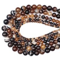 Bolas De Agate Natural Con Estampado De Café Para Hacer Joyas Pulseras Collares Y Aretes (Cordón No Incluido) - details 1