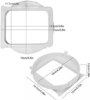 Adaptador de Manguera de Aire Acondicionado,Interfaz de Adaptador de Manguera para Ventana de Aire Acondicionado, 150 mm Móvil Aire Acondicionado Portátil Interfaz Cuadrada - details 2
