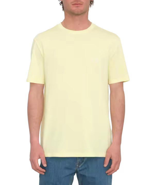 Camiseta de manga corta Volcom Stone Blanks - Aura Yellow - 1