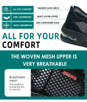 Zapatos De Seguridad Para Hombre Verano Malla Transpirable Con Punta De Acero Antideslizante Comodidad Al Trabajar Al Aire Libre - details 4