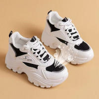 Zapatillas De Platforma Transpirables Para Mujer Confortables Y Modernas Suela De Goma Antideslizante Talla Verdadera Para Deporte Y Casual Color Blanco - details 4