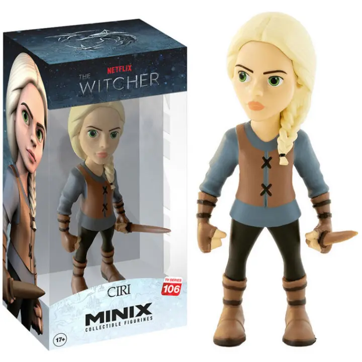 Figura Minix Ciri The Witcher 12cmFigura  Coleccionable - Idea de Regalo- Mercancia Oficial - Juguetes para Niños y Adultos - Movies Fans - Muñeco para Coleccionistas y Exposición - 1