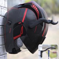 Gancho De Pared Para Casco De Motocicleta Soporte De Almacenamiento Montado En La Pared Estante De Exhibición Para Cascos Material De Nylon - details 3