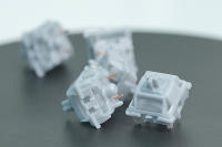 Gateron Smoothie Silver Switch Lineal Plata Para Teclado Mecánico Gaming Pre Lubed Full POM SMD 45g MX Stem - details 3