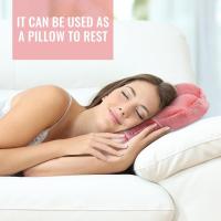Decorative Almohada de Concha de Princesa de Océano Rosa, decoración de Habitación de estilo University, almohada de Silla with de Concha suave shape, almohada de Concha (34*25cm) - details 2