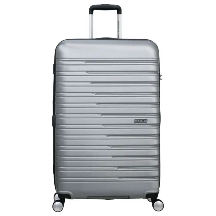 Maleta Gris American Tourister Flashline 78cm Sky Silver Resistente - 1