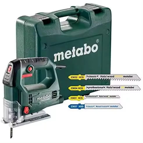 Sierra de Calar Metabo STEB 65 Quick con 20 Hojas de Surtidas - 1