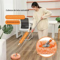 Mopa Redonda Rotativa De Girasol Para El Hogar Con Polo De Extensión Para Limpieza De Pared Y Techo Material De Microfibra - details 12