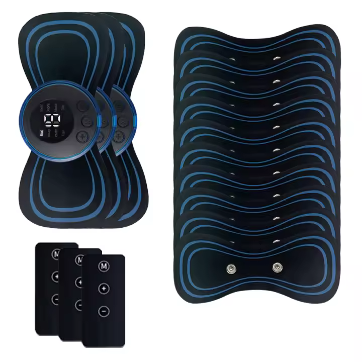 Masajeador Eléctrico De Cuello Con Pantalla LCD EMS 8 Modos Pulso Estimulador Muscular Portátil Alivio Del Dolor Cervical Y Espalda - 1