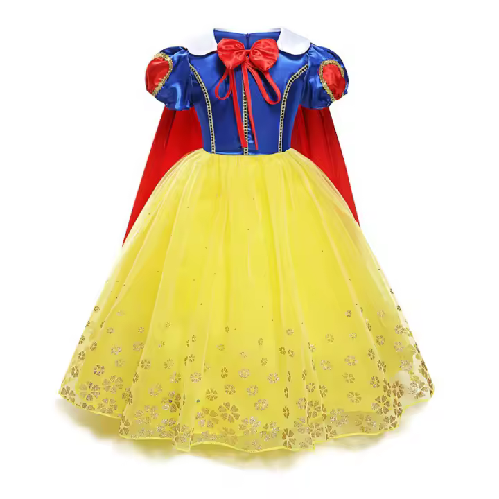Girls Snow White Dress Kids Princess Dress Up Costumes Toddler Snow White And Huntsman Fancy Clothing Christmas Party Outfits - 1
