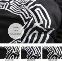 ARISE SHOP- Edredon  Estampado Reversible para Invierno y Otoño, edredón 100% Poliéster Siligonado.Transpirable, Caliente y Ultra suave, Para cama 90cm, 105cm, 135cm, 150cm - details 9