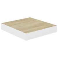 vidaXL Estante flotante de pared MDF 23x23,5x3,8 cm Blanco brillante, negro brillante, gris brillante Mueble Almacenaje Estantería para Oficina, Estudio, Dormitorio Estantería/Librería/ mueble de Almacenamiento - details 6