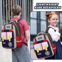 Mochipa para niños para la Escuela, Mochipa para niños para estudiantes de Primary, Mochila Escolar Ligera para niños y niñas (mochila gris) - details 2