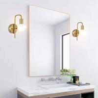 Lámpara De Pared Retro Dorada Y Negra Vintage Para Espejo O Cama Iluminación Moderna Interior Fijación En Superficie Decorativa - details 3