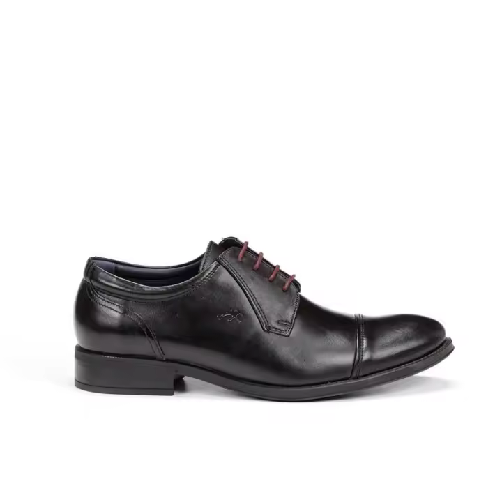 FLUCHOS 8412 Zapatos de Vestir hombre 6870 XL BLUCHER PALA PARTIDA, MEMORY NEGRO - 1