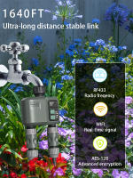 Controlador De Riego Automático Inteligente Tuya Wifi+RF433 Con Filtro De Retraso De Lluvia Timer De Agua Para Jardín 2 Maneras - details 3