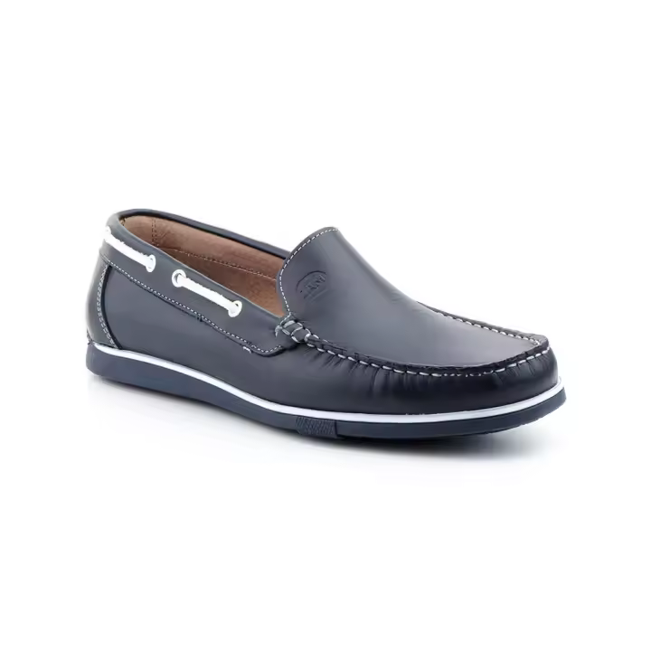 150n Marino  Hecho en España Náuticos Hombre Piel Marino  Numeración: 39-45 Marca: Nautic JAM Color: Marino nautico muy comodo moderno e ideal para ir vestido e informal de gran calidad y comodidad - 1