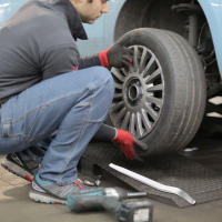 Herramienta De Remoción De Ruedas Y Neumáticos Llave De Gato De Acero Carbono Clip De Vent De Peacock Herramienta De Mantenimiento Para Reparación De Neumáticos - details 2